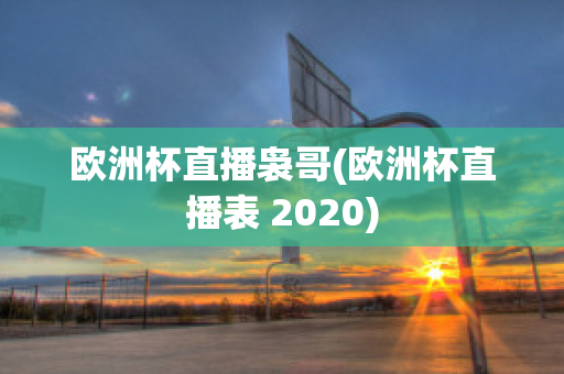 歐洲杯直播裊哥(歐洲杯直播表 2020)