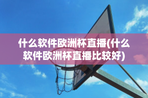 什么軟件歐洲杯直播(什么軟件歐洲杯直播比較好)