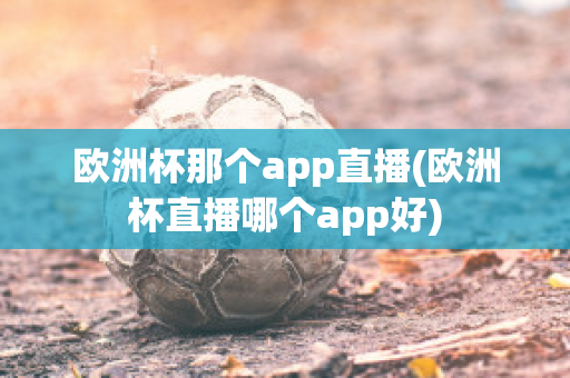 歐洲杯那個(gè)app直播(歐洲杯直播哪個(gè)app好)