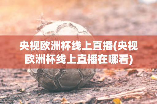 央視歐洲杯線上直播(央視歐洲杯線上直播在哪看)