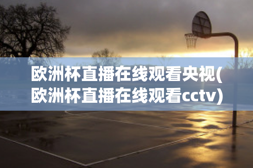 歐洲杯直播在線觀看央視(歐洲杯直播在線觀看cctv)