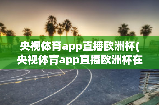 央視體育app直播歐洲杯(央視體育app直播歐洲杯在哪看)