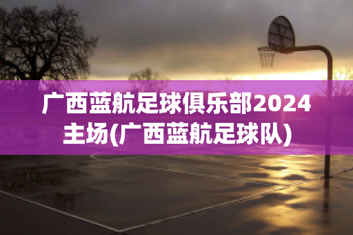 廣西藍(lán)航足球俱樂部2024主場(廣西藍(lán)航足球隊(duì))