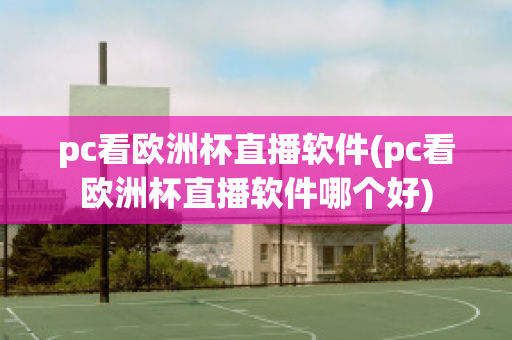 pc看歐洲杯直播軟件(pc看歐洲杯直播軟件哪個好)