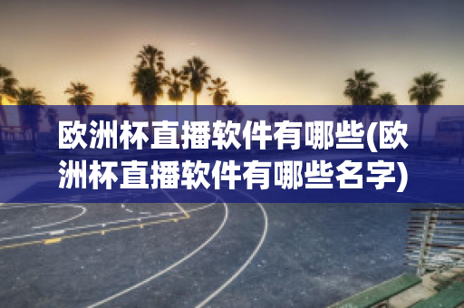 歐洲杯直播軟件有哪些(歐洲杯直播軟件有哪些名字)