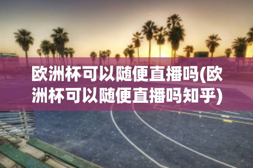 歐洲杯可以隨便直播嗎(歐洲杯可以隨便直播嗎知乎)