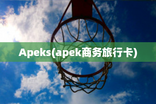 Apeks(apek商務旅行卡)