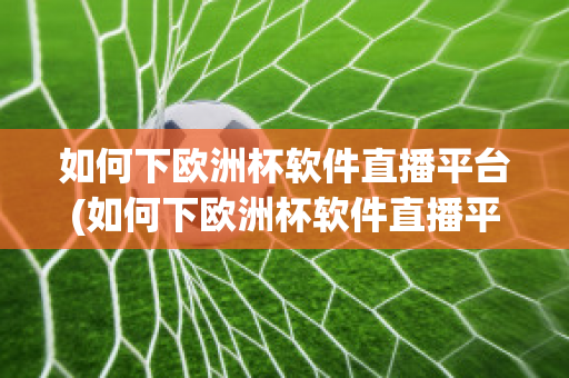 如何下歐洲杯軟件直播平臺(tái)(如何下歐洲杯軟件直播平臺(tái)賺錢)