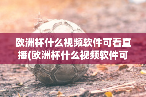 歐洲杯什么視頻軟件可看直播(歐洲杯什么視頻軟件可看直播回放)