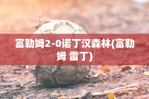 富勒姆2-0諾丁漢森林(富勒姆 雷丁)