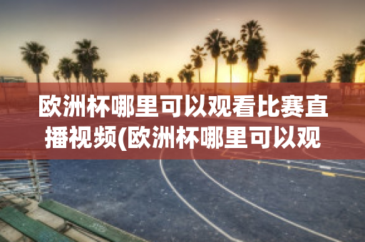 歐洲杯哪里可以觀看比賽直播視頻(歐洲杯哪里可以觀看比賽直播視頻回放)