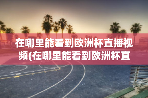 在哪里能看到歐洲杯直播視頻(在哪里能看到歐洲杯直播視頻呢)