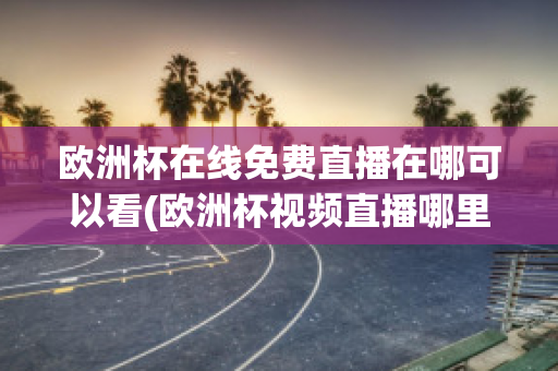 歐洲杯在線免費(fèi)直播在哪可以看(歐洲杯視頻直播哪里可以看)