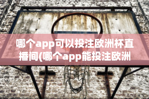 哪個app可以投注歐洲杯直播間(哪個app能投注歐洲杯)