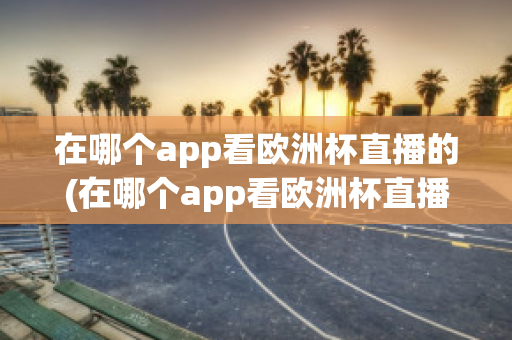 在哪個(gè)app看歐洲杯直播的(在哪個(gè)app看歐洲杯直播的直播)