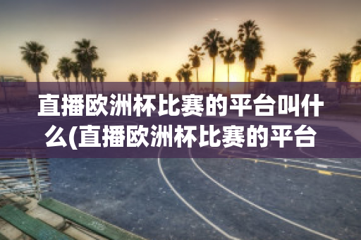 直播歐洲杯比賽的平臺叫什么(直播歐洲杯比賽的平臺叫什么來著)