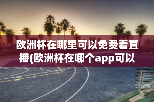 歐洲杯在哪里可以免費(fèi)看直播(歐洲杯在哪個app可以看直播)