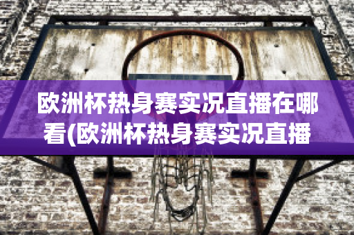 歐洲杯熱身賽實況直播在哪看(歐洲杯熱身賽實況直播在哪看回放)