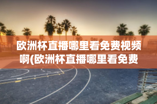 歐洲杯直播哪里看免費視頻啊(歐洲杯直播哪里看免費視頻啊最新)