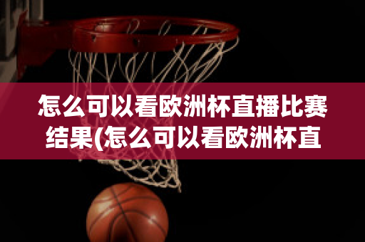 怎么可以看歐洲杯直播比賽結(jié)果(怎么可以看歐洲杯直播比賽結(jié)果視頻)