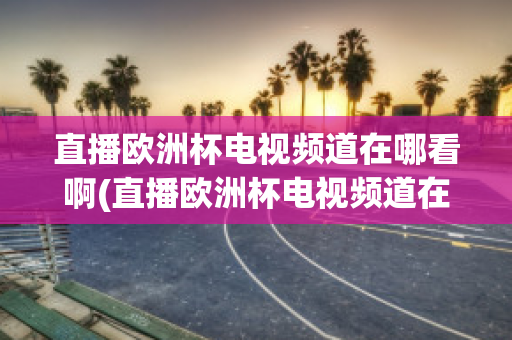 直播歐洲杯電視頻道在哪看啊(直播歐洲杯電視頻道在哪看啊英文)