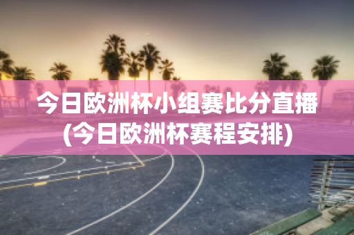 今日歐洲杯小組賽比分直播(今日歐洲杯賽程安排)